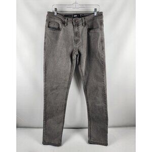 Barbell Apparel Jeans Mens 32x32 Gray Straight Athletic Fit Denim